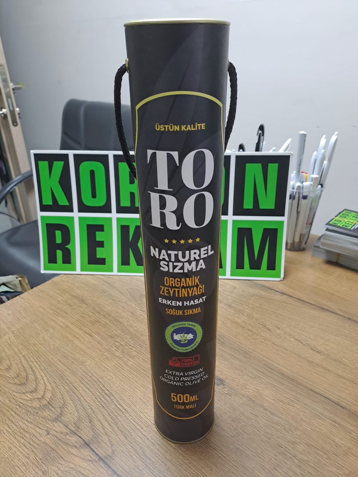 Zeytin Yağı Şişesi Özel Kutu